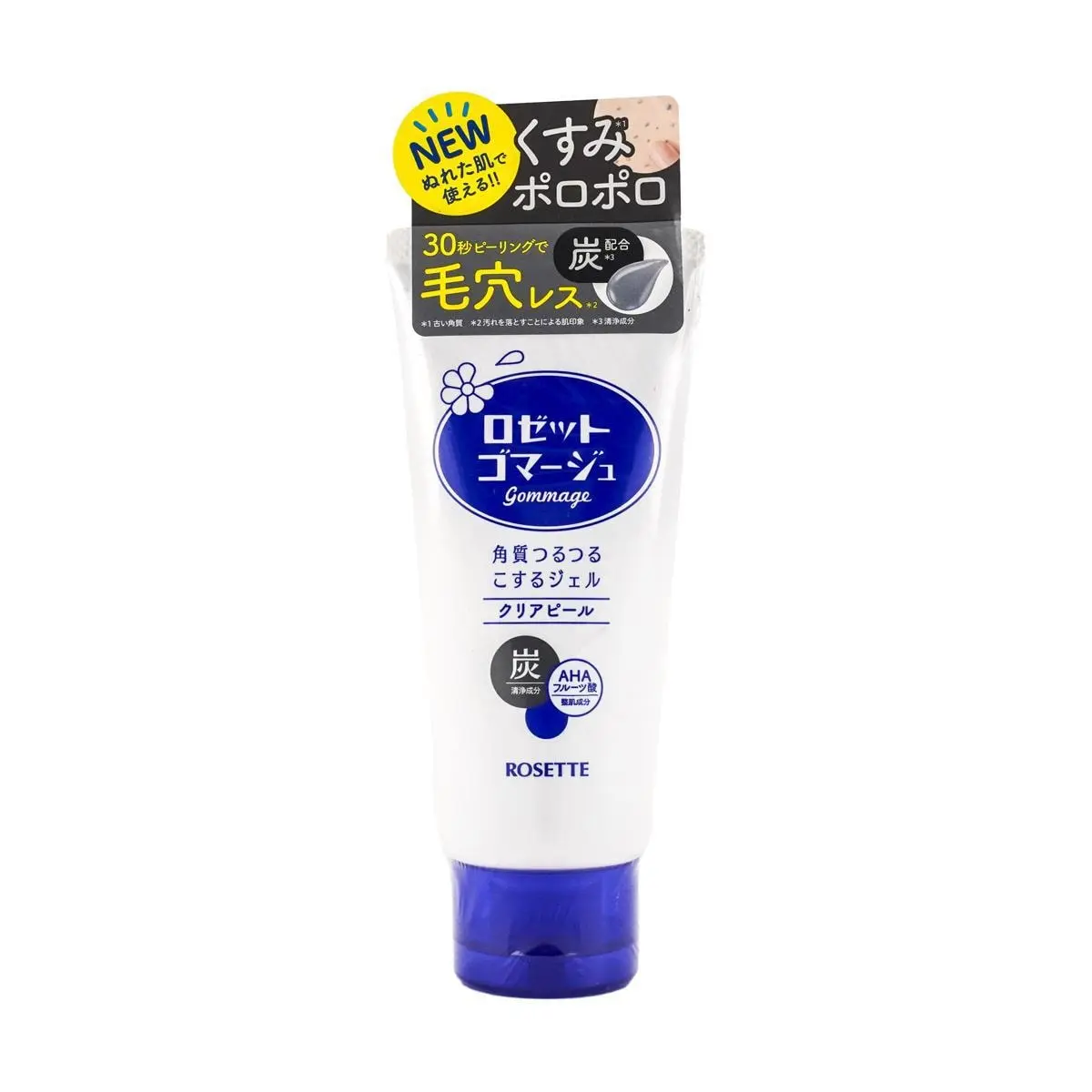 ROSETTE Dead Skin Clear Peeling Gel Cleanser, Deep Cleansing, 4.23 oz