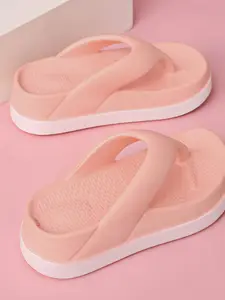 New High-Heeled Sandals, Trendy Thick Sole Summer Slippers, Non-Slip Outdoor Flip Flops for Women, Instagram Style Footwear, Casual Summer Footwear