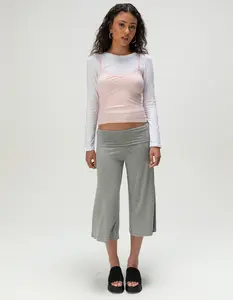FULL TILT Womens Low Rise Gaucho Pants