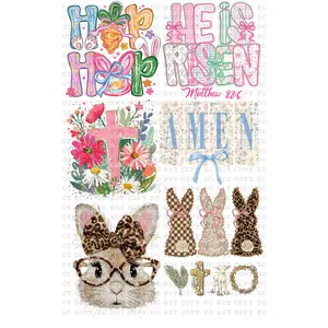 22"x30" Easter Premade Direct-To-Film Gang Sheet
