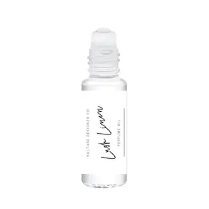 Lush Linen Perfume Oil Roller - 10ml Fragrance Oil for Body Application with Coconut Oil, Calming Cotton Blossom & Nostalgic Linen Scent