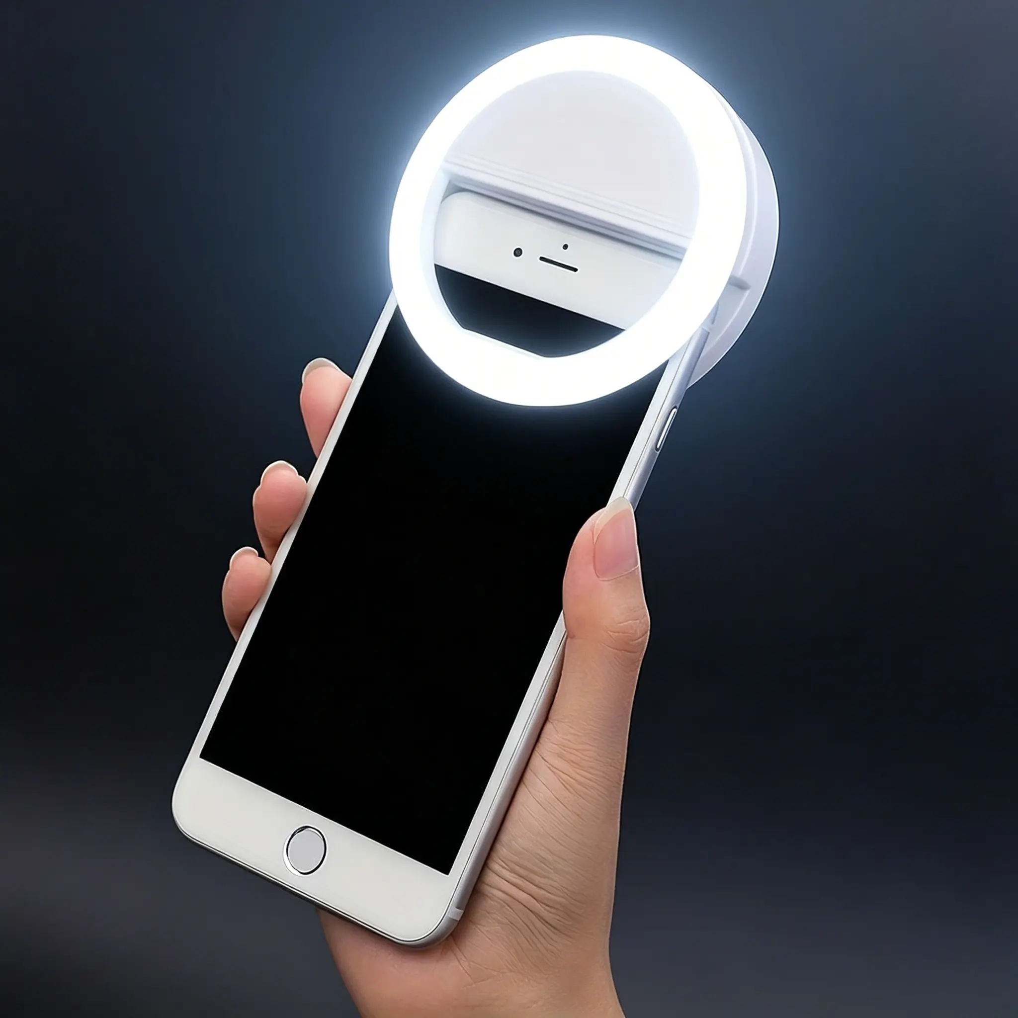 USB Rechargeable Selfie Ring Light, 36-LED Portable Selfie Light, Photoshoot Light, Night Selfie Enhancing Light for Phone Photography, Selfie Accessories, Gifts For Girlfriend Cellphone, Selfie LED Lights