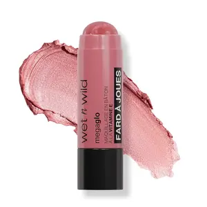 Wet n Wild 3-In-1 Makeup Stick, Buildable Color, Versatile Use, Cruelty-Free & Vegan, 3-In-1 Vegan Blush Stick