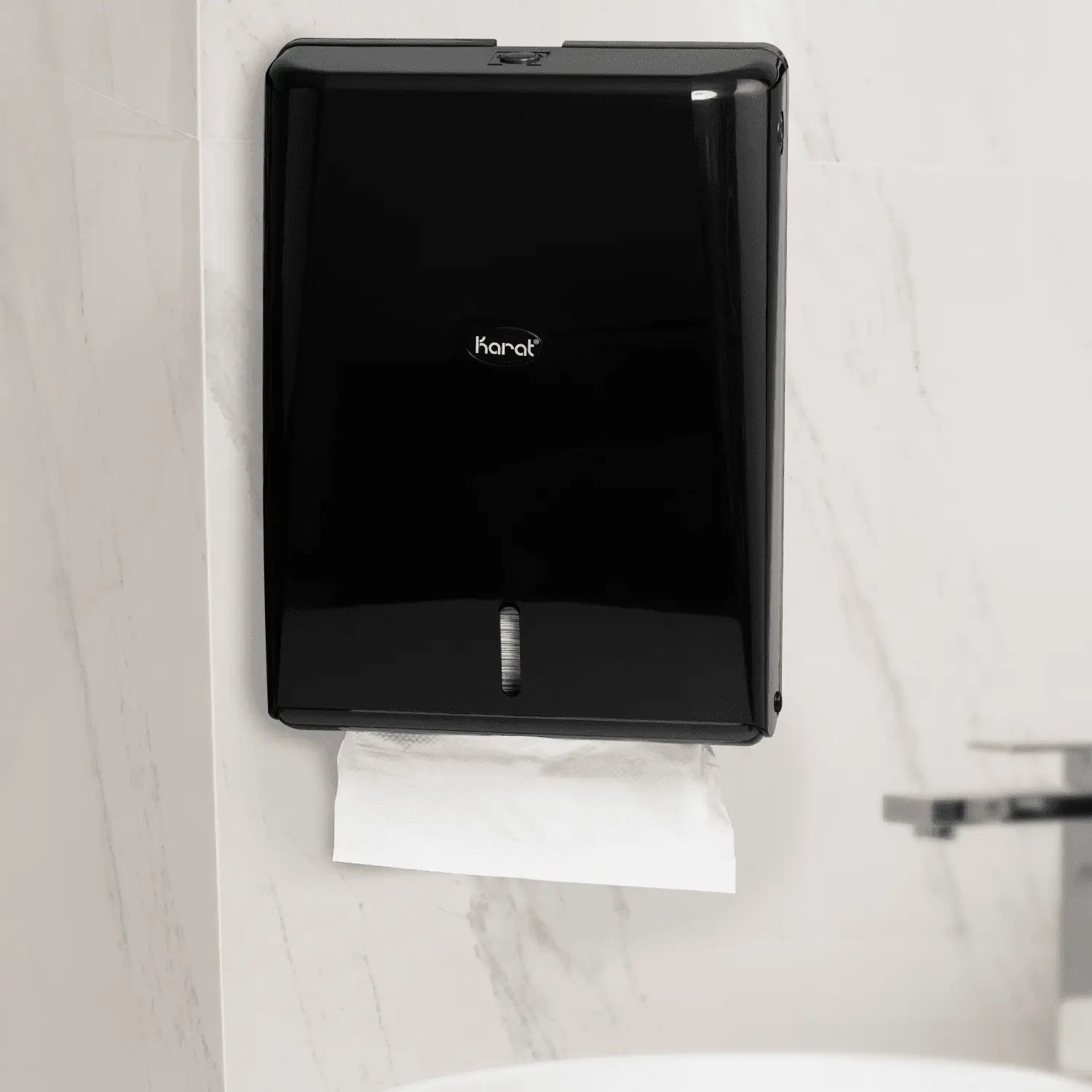 Standard Multi-Fold Paper Towel Dispenser, Black - 1 unit Standard Multi-Fold Paper Towel Dispenser, Black - 1 unit