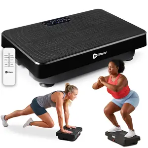 Lifepro VibraNano Vibration Plate — Compact Oscillation Platform with Remote, 120 Speeds, Ultra-Quiet, 260 lb Max
