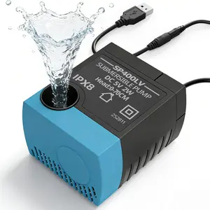 SP-400LV Submersible Pump, USB Replacement Pump for Pet Fountains, Quiet Low Voltage, Safe & Easy to Clean,Compatible with Ceramic, Butterfly,Stainless Steel and 360 Dog & Cat Water Dispensers