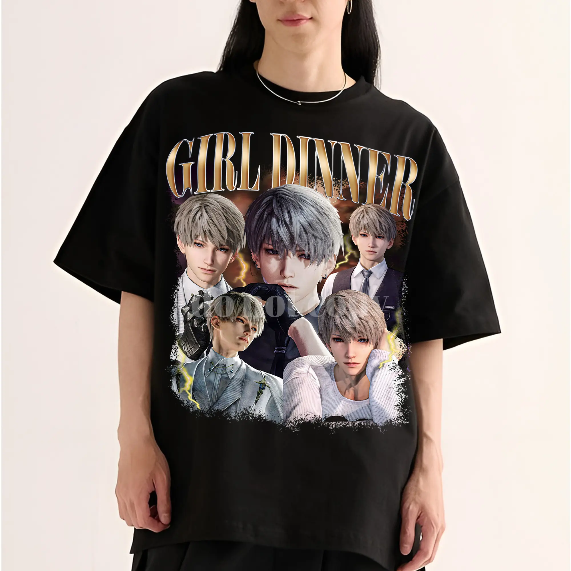 Xavier Girl Dinner Love and Deepspace Retro Vintage T-shirt Sweatshirt Hoodie Gift For Fan Fabric Womenswear