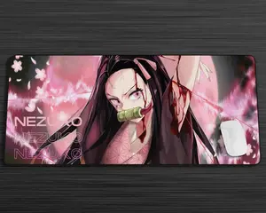 Demon Slayer Nezuko Hype Gaming Desk Mat Mouse Pad Pc Accessories