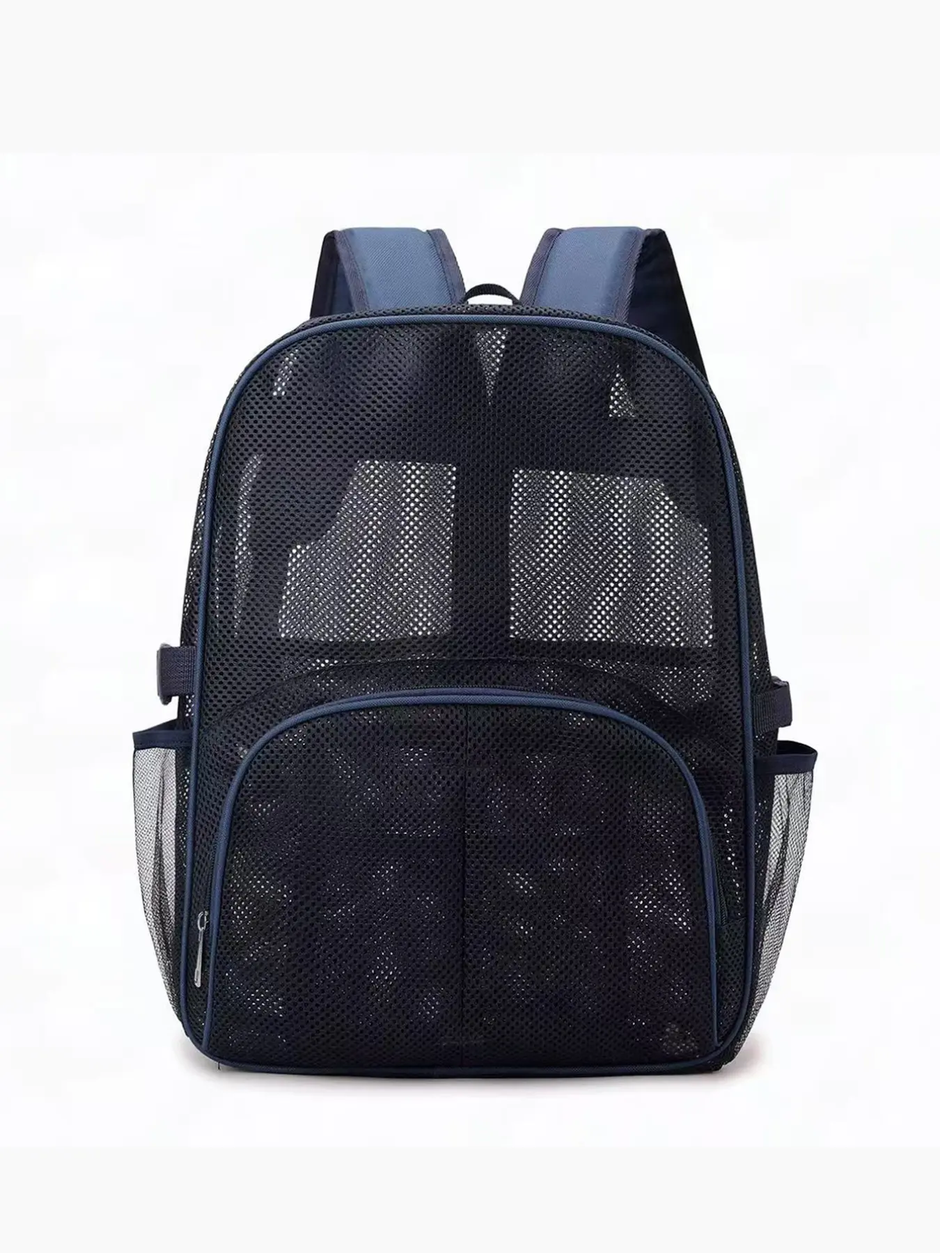 Summer collection, Mesh Backpack for School, lightweight daily backpack, multifunctional backpack, Casual Travel Backpack, See Through Net Bookbag, Semi-Transparent Net Back Pack for Beach, Swimming, Sports, Work, Travel, Lightweight Casual Daypack