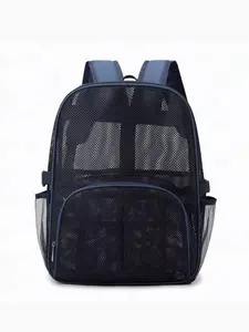 Summer new collection, Mesh Backpack for School, lightweight daily backpack, multifunctional backpack, Casual Travel Backpack, See Through Net Bookbag, Semi-Transparent Net Back Pack for Beach, Swimming, Sports, Work, Travel (), Back-to-school gifts