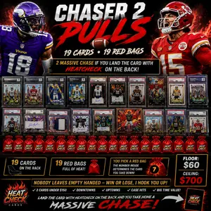Two chasers 50 cards 2 pulls