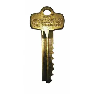 212 MAIN Brass 7-Pin A Keyway Cut Control Key, KS531 - Home Improvement Building Supplies for Doors, Gates & Windows