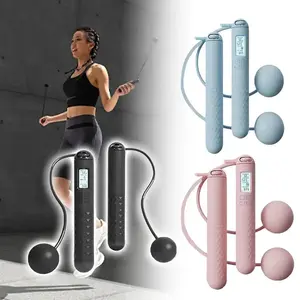 Speedaw Smart 2-in-1 Cordless Jump Rope with LED Screen for Accurate Tracking & Comfortable Ergo Grips for HIIT Cardio Workouts, Home Gym & Travel