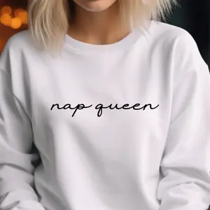 Minimalist Nap Queen Sweatshirt Crewneck,Nap Queen Shirt,Funny Sleep Sweater,I Love Naps,Lazy Shirt,Nap Queen Crewneck,Nap Shirt Sleep Shirt Womenswear Forest