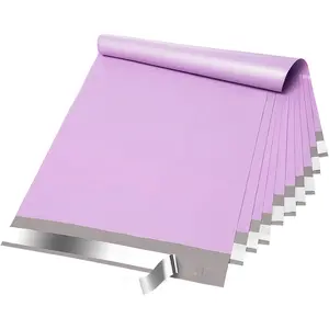 Fuxury Poly Mailers 12x15.5Inch 50 Pcs, Waterproof Shipping Bags for Clothing, Strong Adhesive Heavy Duty Shipping Mailing Envelopes, Self Seal Mailers Poly Bags for Business,Light Purple