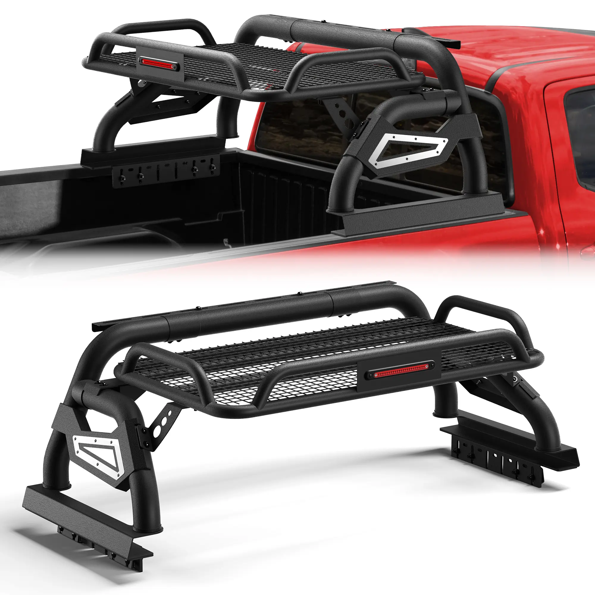 Longsun Mid-Size Pickup Truck Roll Bar - Chase Rack Sport Bar, Compatible with Toyota Tacoma, Chevy Colorado & GMC Canyon, Auto Parts Accessories, Car Exterior Roof Rack Accessories, Car Accessories