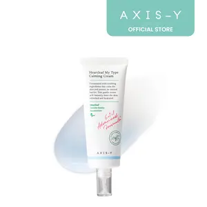 AXIS-Y Heartleaf My Type Calming Cream - Vegan Korean Lightweight Skin Care for Daily Facial Soothing Lotion with Long Lasting Moisturizing & Hydrating Plant Extracts - (1.69 fl oz | 50ml)