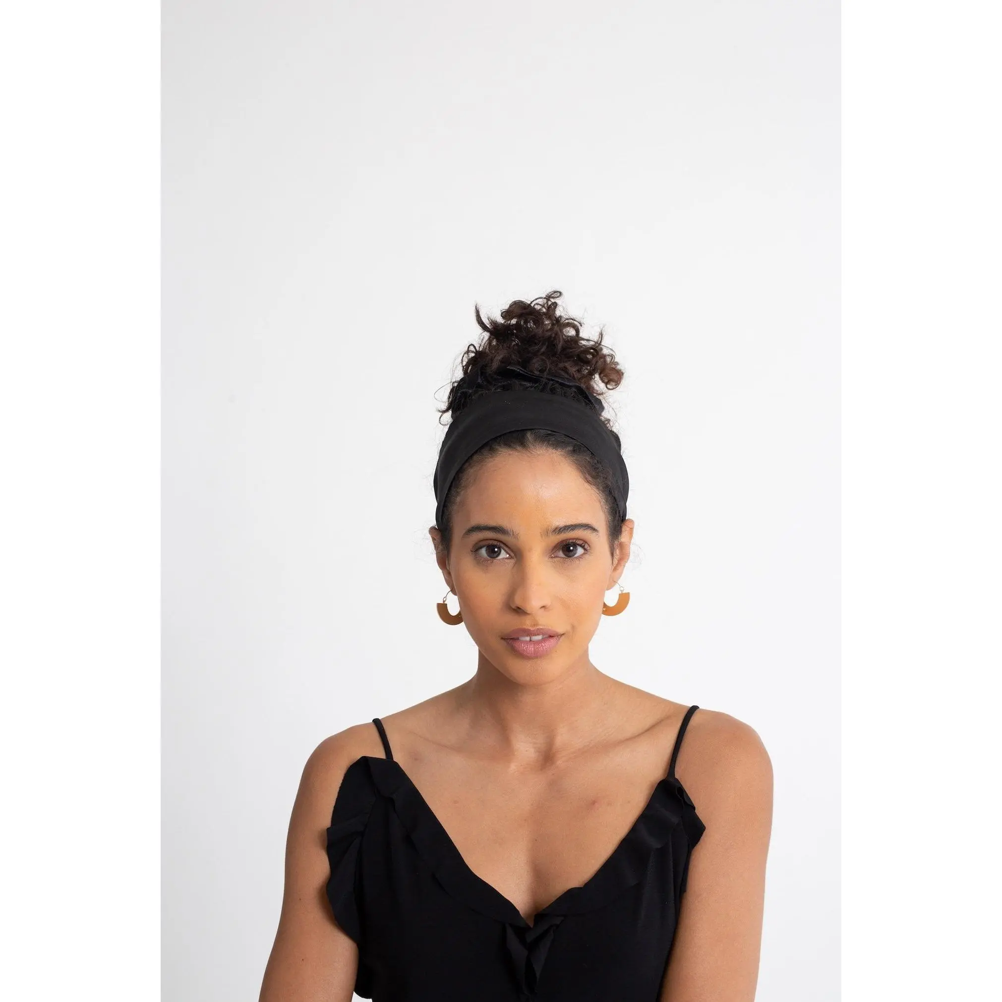 All Silk Headband - Black