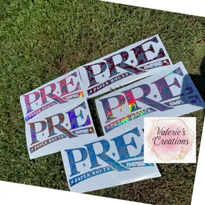 Valerie's Creations PRE Layered Truck Decal 12x5 Paper Route Empire Design Sticker