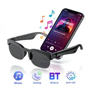 Bluetooth Audio Smart Glasses for Women Men,Open Ear Sound Mic & Speakers,Athletic/Outdoor UV Protection,Music Playback & Hands-Free Calls,Voice Control,Multifunctional Smart Glasses, Wireless Smart Glasses