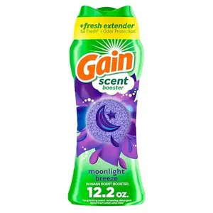 Gain In-Wash Laundry Scent Booster, Moonlight Breeze Scent, 12.2 OZ, Fresh Extender + Odor Protection