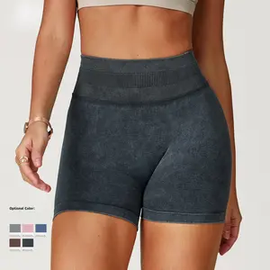 No Front Seam Scrunch Butt Yoga Shorts Soft Breathable Gym Workout Shorts track