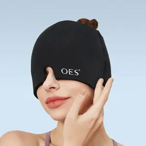 Hot & Cold Therapy Gel Head Wrap — Stretchable, Multi-functional Migraine Relief and Physiotherapy Care Hood, Cosmetic, Daily, Soothing, Eyes Open,summervibes