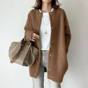 9 Colors Autumn New Ultra Soft Knit Jacket Feel Niche Loose Fit Jacket for Women