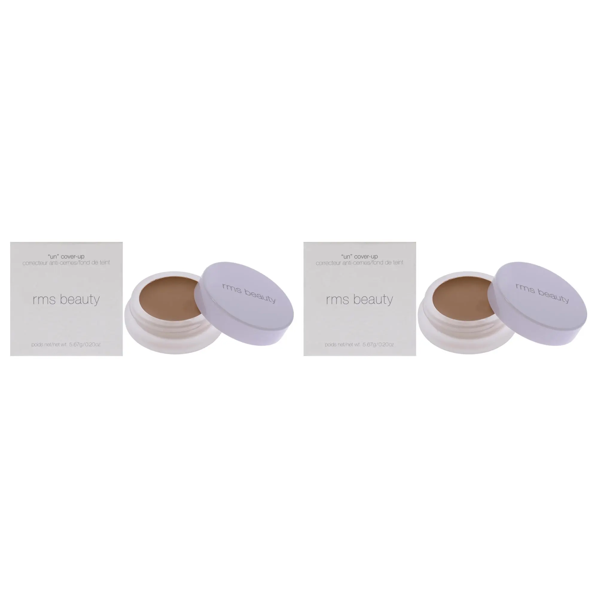 RMS Beauty UN Cover-Up Concealer Makeup - 22 Lght Medium for Women, 0.2 oz, Pack of 2