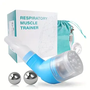 Respiratory Muscle Training Device Equipped with 3 Standard Sizes of Steel Balls Suitable for All Age Groups Exercise Equipment Home Workout Equipment (Non-Medical Use)