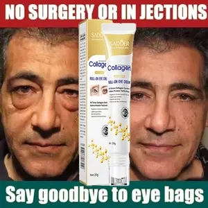 Instant Eye Bag Removal Roll-on Eye Cream Collagen Anti-Wrinkle Firming Skin Fade Fine Lines Anti Dark Circle Puffiness Care