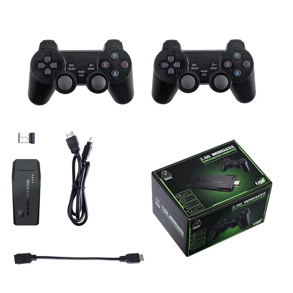 Eagej Retro Mass Games Console (No PS2/N64) - Tech Gadgets, 20000+ Built-in Games, 9 Emulators, 2 Wireless Controllers, HD Output, 64GB SD Card, Portable Gaming System - Father's Day Gifts for Kids & Adults