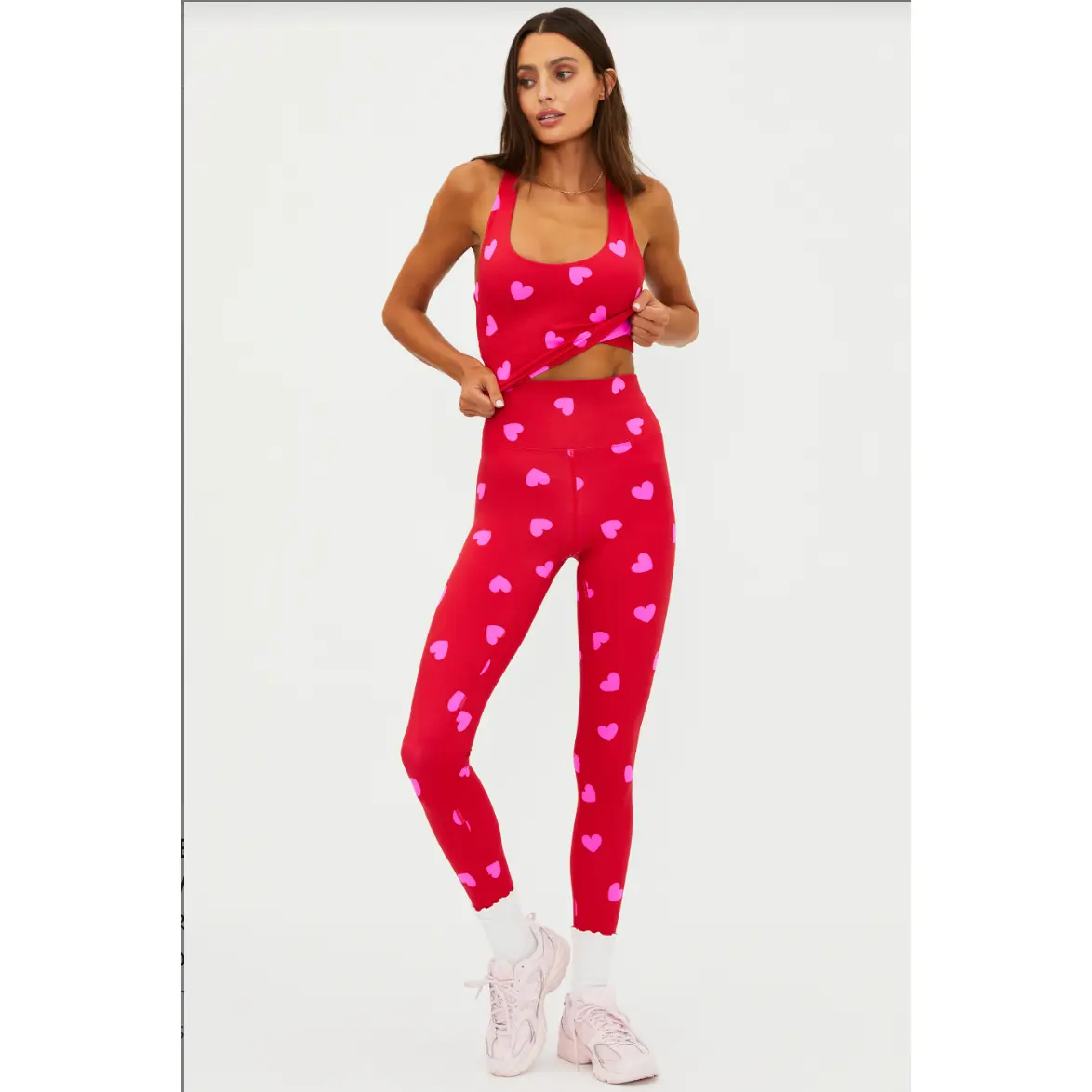 Piper Legging - Royal Red Hearts