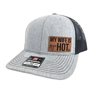 My Wife Is Psychotic Hat – Funny Leather Patch Snapback Hat, Trucker Cap, Flirty Couples Meme Hat, Viral Funny Gift For Him, Husband Life Hat, Bold Humor Cap