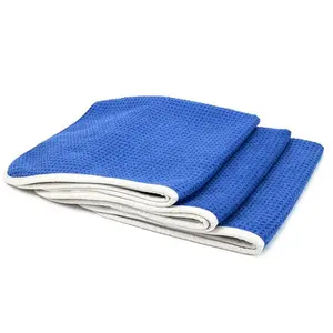 Autofiber Microfiber Waffle-Weave Glass Towel - 3 pack