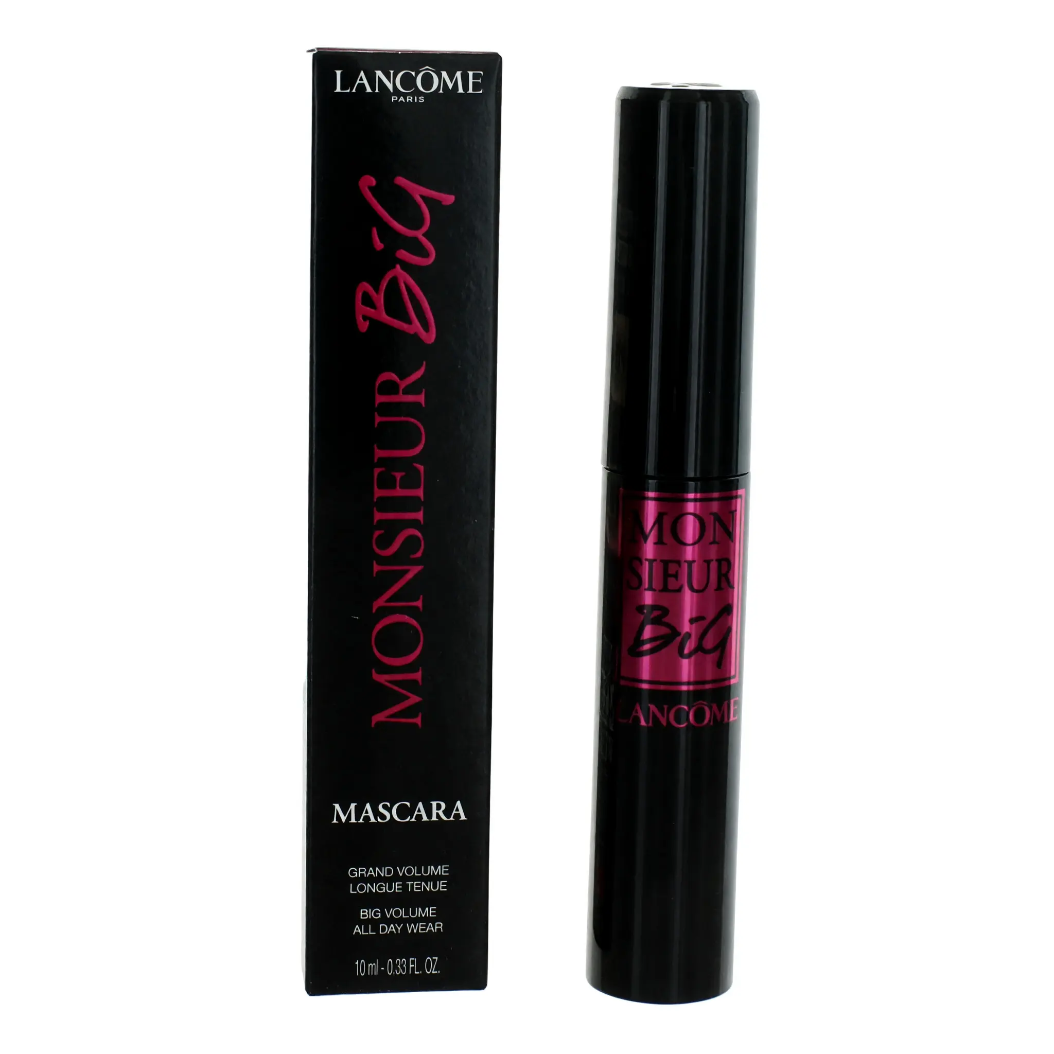 Lancome Monsieur Big Mascara - 0.33oz, 01 Big is the new black, Dramatic Lash, Longwear Cosmetic Makeup