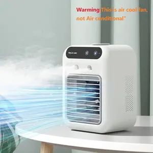 Portable Air Cooler, Personal Portable AC with 2 Speeds & 2 Mist Modes, Rechargeable Air Cooler with 1800mAh Battery, Quiet Air Cooler for Room Car Office Outdoor