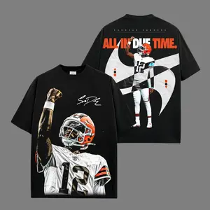 [The Dawg Pound] Shedeur Sanders 12 'All in Due Time' Heavyweight T-Shirt, The Dawg Pound Shirt, Graphic Football Shirt, Game Day Outfits, Gift For Football Fans