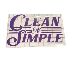 Clean n Simple Decals for Windshield Windows Vehicles Walls Easy Application Weather Resistant Stickers