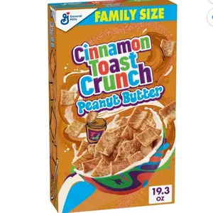 Cinnamon Toast Crunch Peanut Butter Flavored Cere - 1 box 19.3 oz