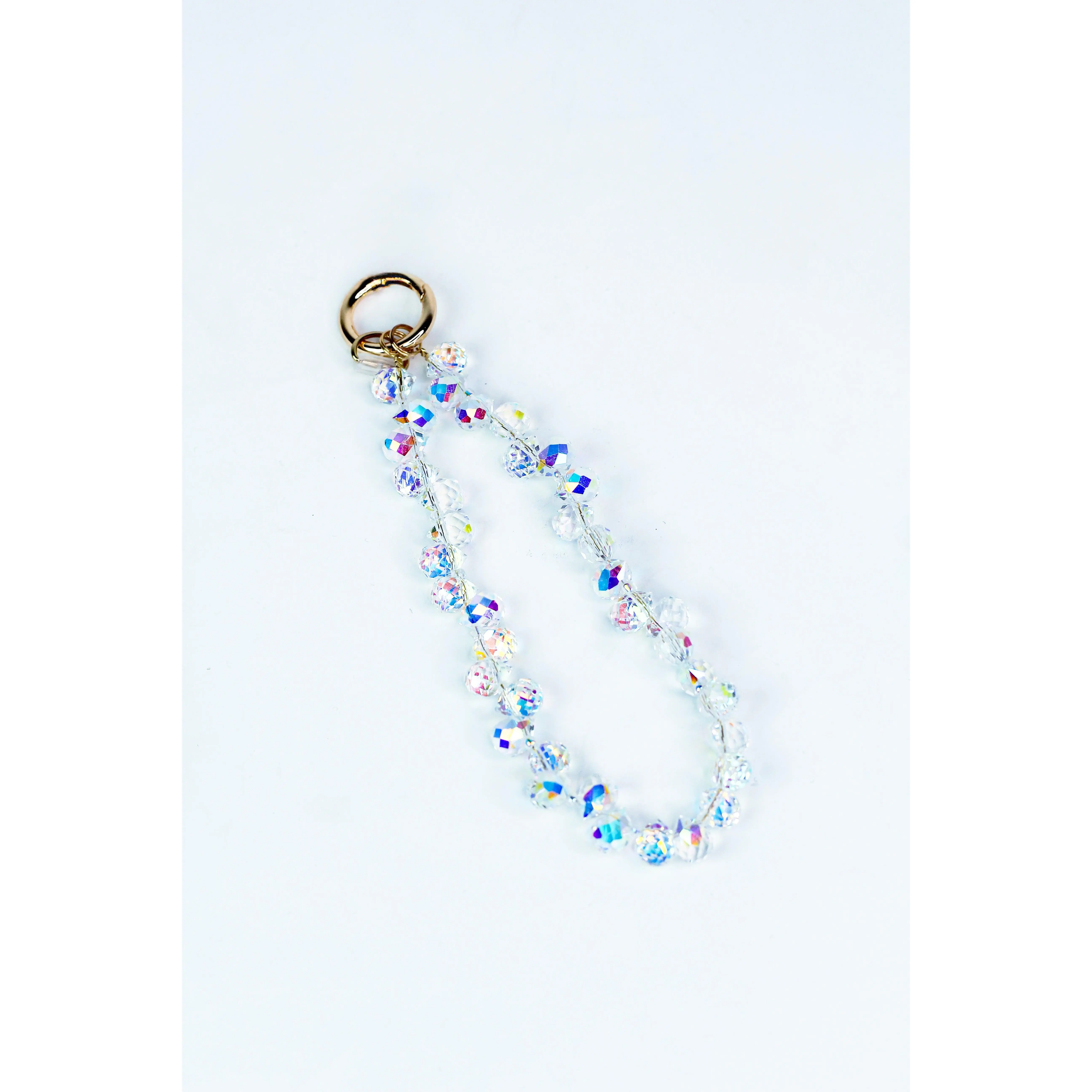 Crystal Ball Wristlet Keychain