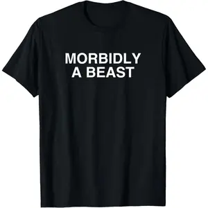 Men's Y2K Funny Gen Z Wordplay Print T-Shirt - Short-Sleeve Cotton Casual Menswear, Made in USA, Shortsleeve, Tshirt