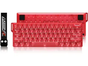 DAREU COOL60 60% Hall Effect Gaming Keyboard with Magnetic Switch, SOCD, 0.01mm Actuation Adjustable Rapid Trigger,8000 Hz Polling, Frosted Transparent Keycaps, Hot-swap, RGB Backlit