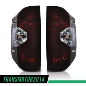 1Pair Rear Tail Lights Brake Lamps Assembly Fit For 14-21 Toyota Tundra Smoked