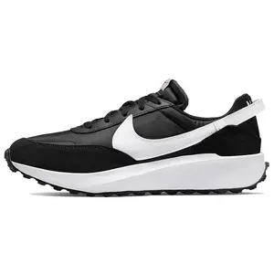 Nike Waffle Debut Men's Low-Top Casual Sneakers with Fabric-Synthetic Upper, Cushioned Comfort, Non-Slip Traction, and Lightweight Support Verifiable, with credentials and supporting global authentication