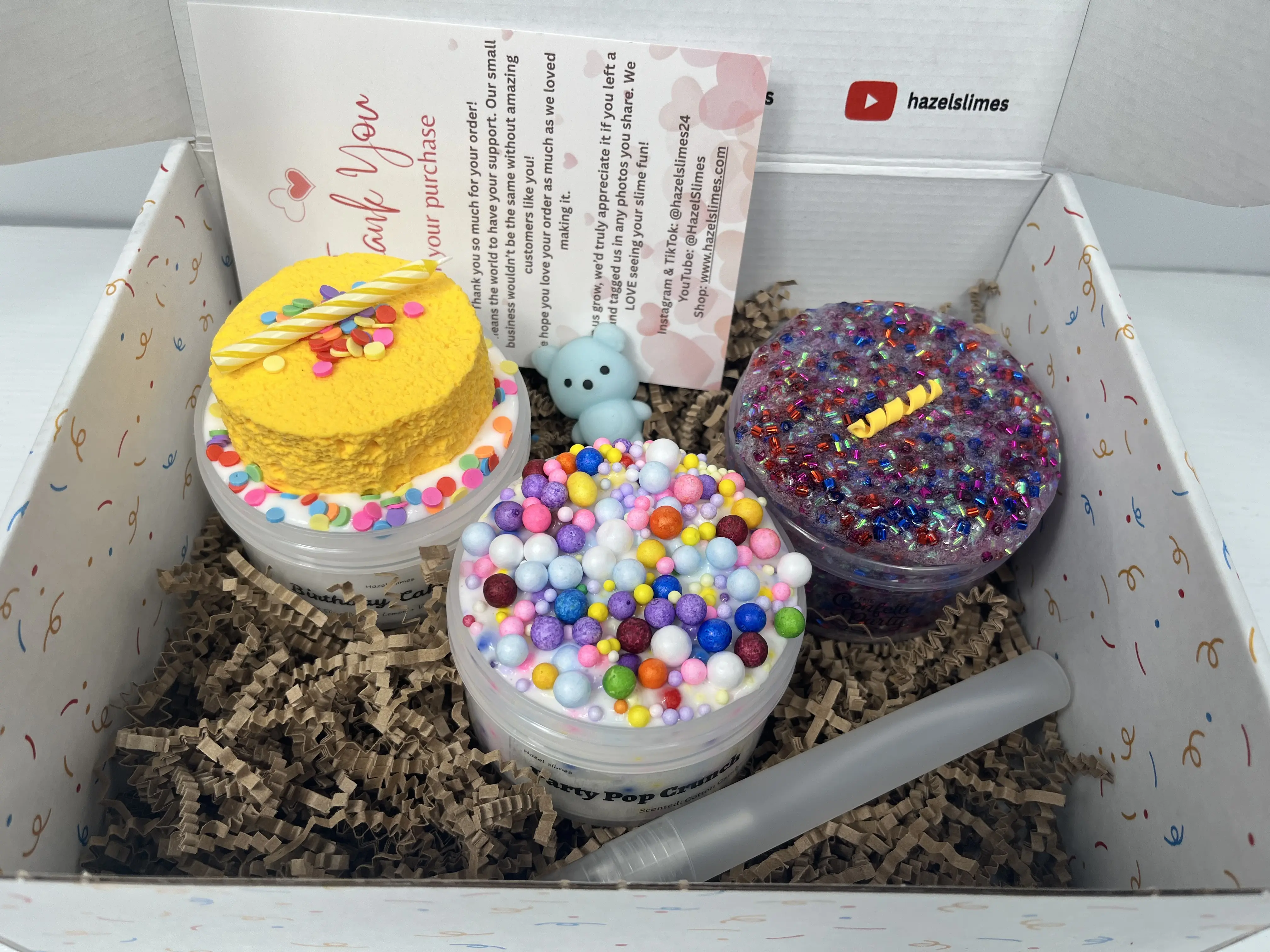 Birthday Box Slime Bundle