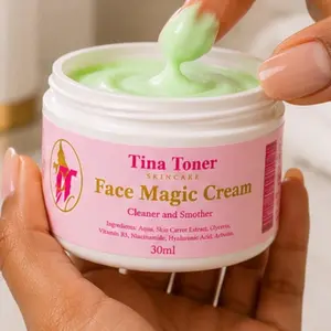 TINA TONER  FACE MAGIC CREAM {travel size} 1 oz Gentle Radiant