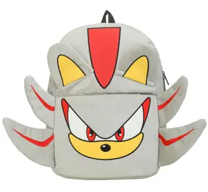Sonic Shadow Fur Backpack Casual Bag Trendy Schoolbag