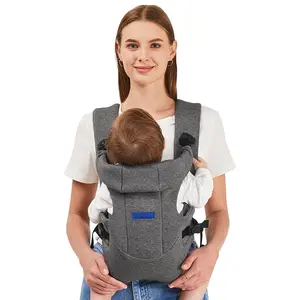 Baby Carrier, Baby Carrier Newborn to Toddler, Ergonomic Newborn Carrier, Easily Adjustable Toddler Carrier, Lightweight Infant Carrier (Mesh,Grey) Bouncer and Chair