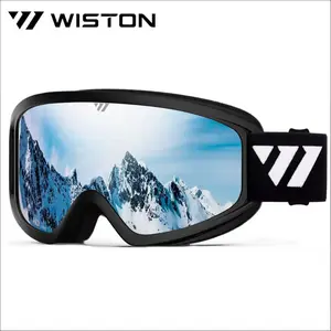 WISTON Ski Goggles - OTG Snow/Snowboard Goggles for Men, Women & Youth - 100% UV Protection W1